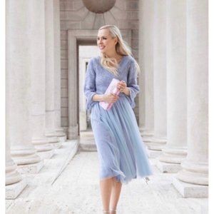 Gorgeous Maeve Tulle Skirt Sweater Dress
